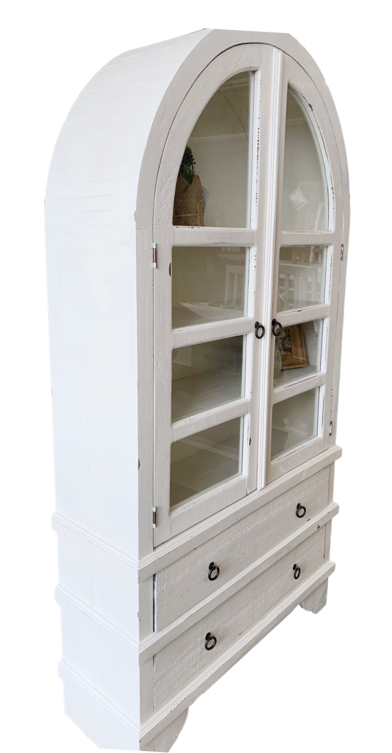 Kelly White Display Cabinet