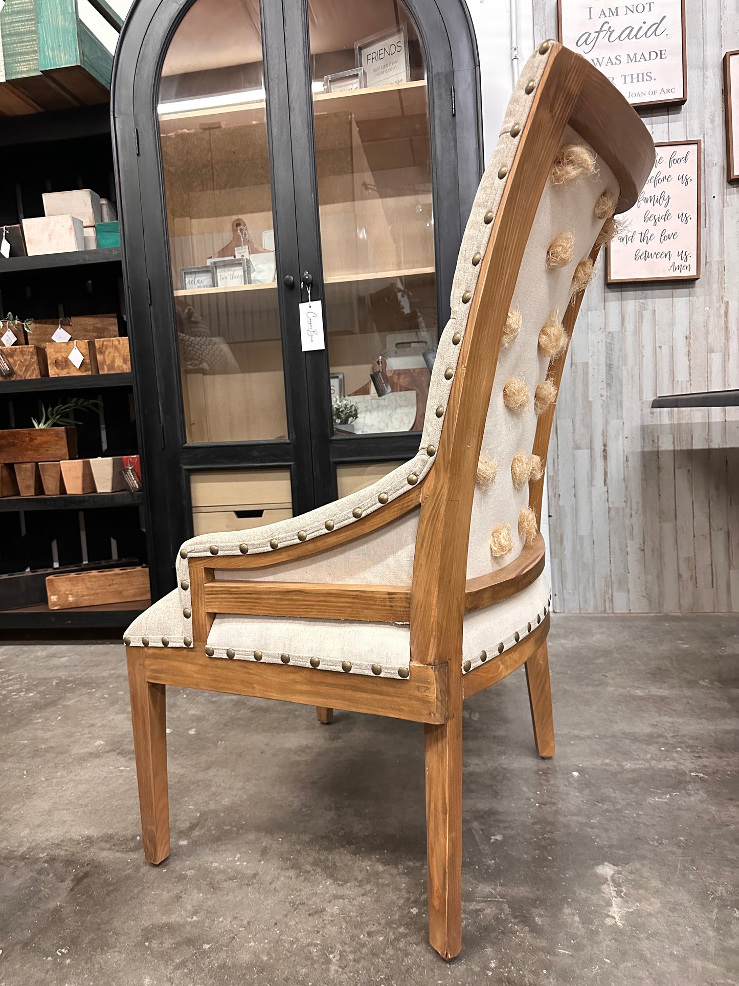 Rita Warm Honey Deconstructed Chair