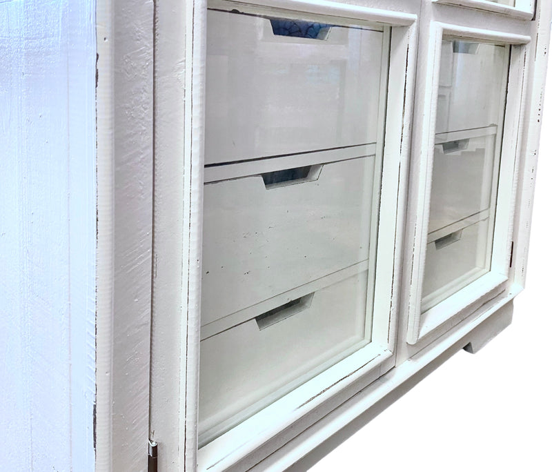 Carly White Display Cabinet