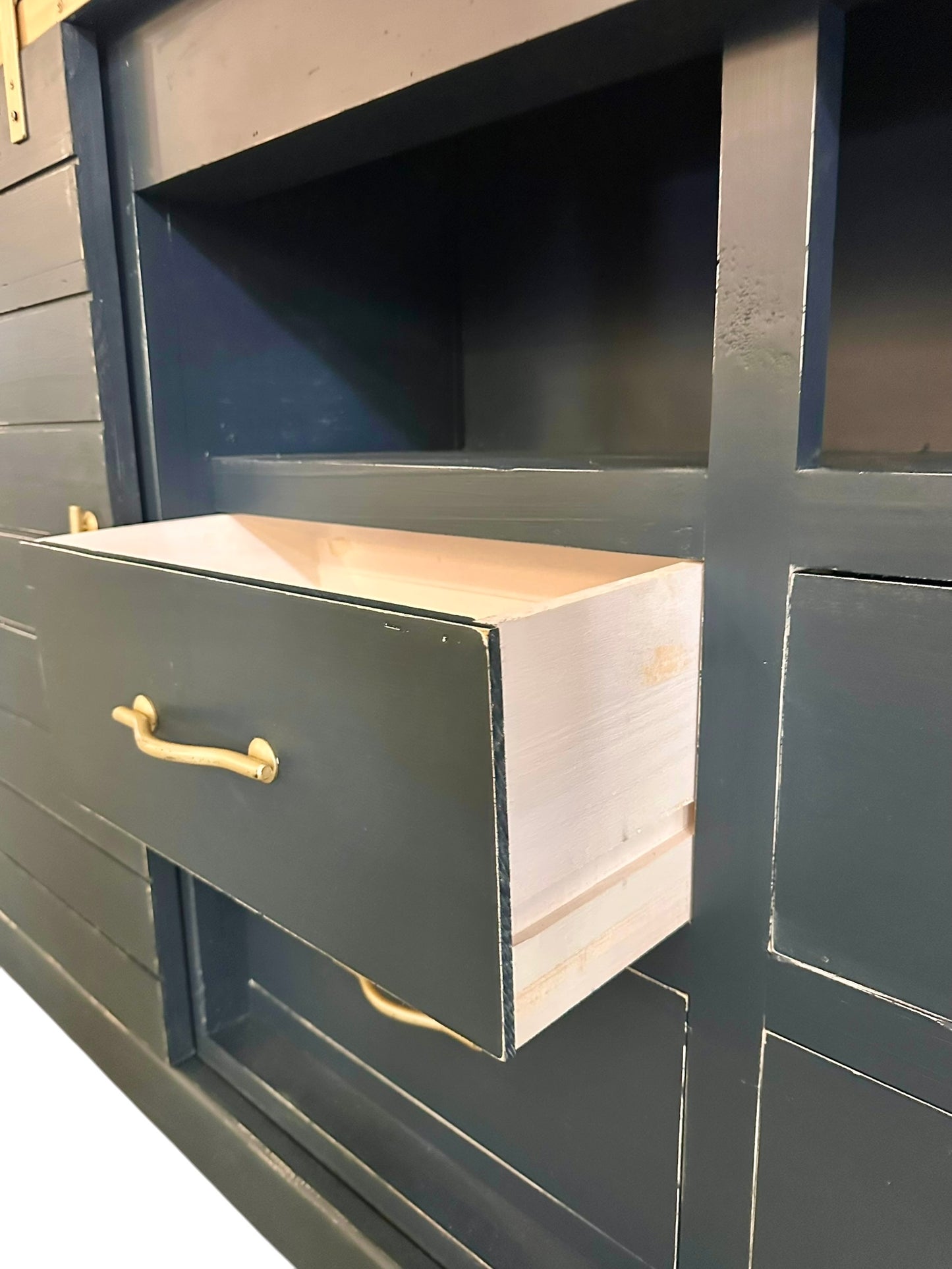 Griffin Navy Blue Large Cabinet