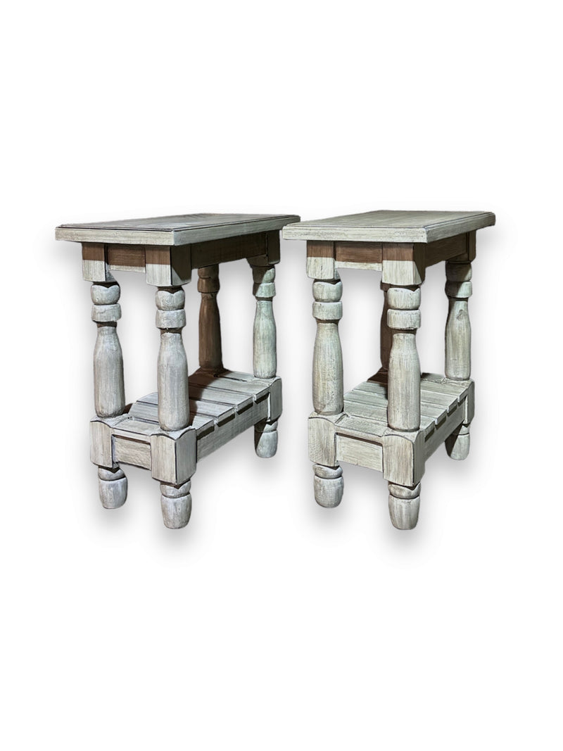 Maddie Gray Narrow End Tables (pair of 2)