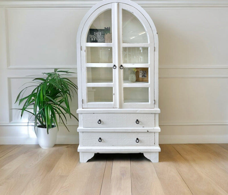 Kelly White Display Cabinet