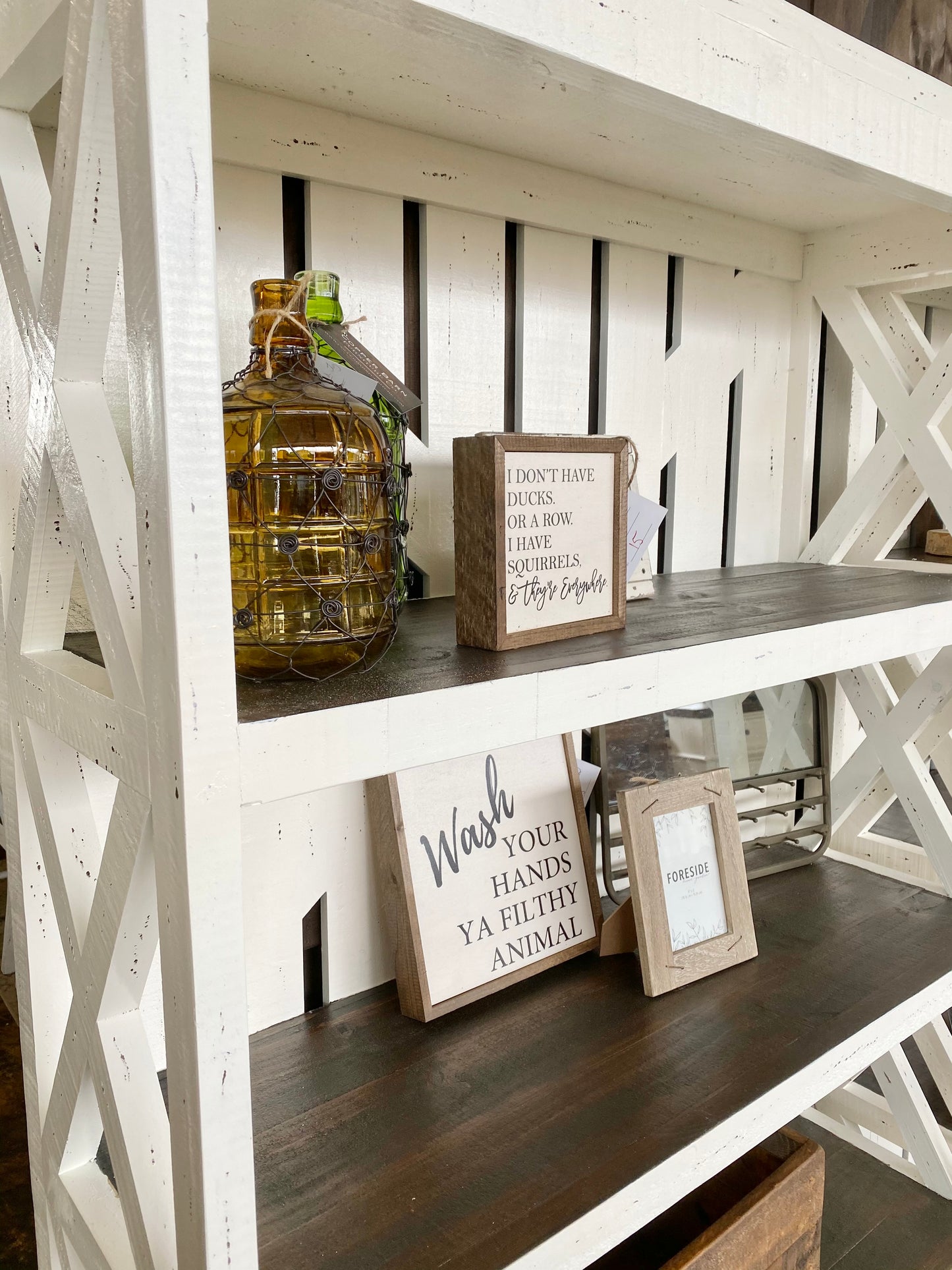 Grayson White & Tobacco Bookshelf
