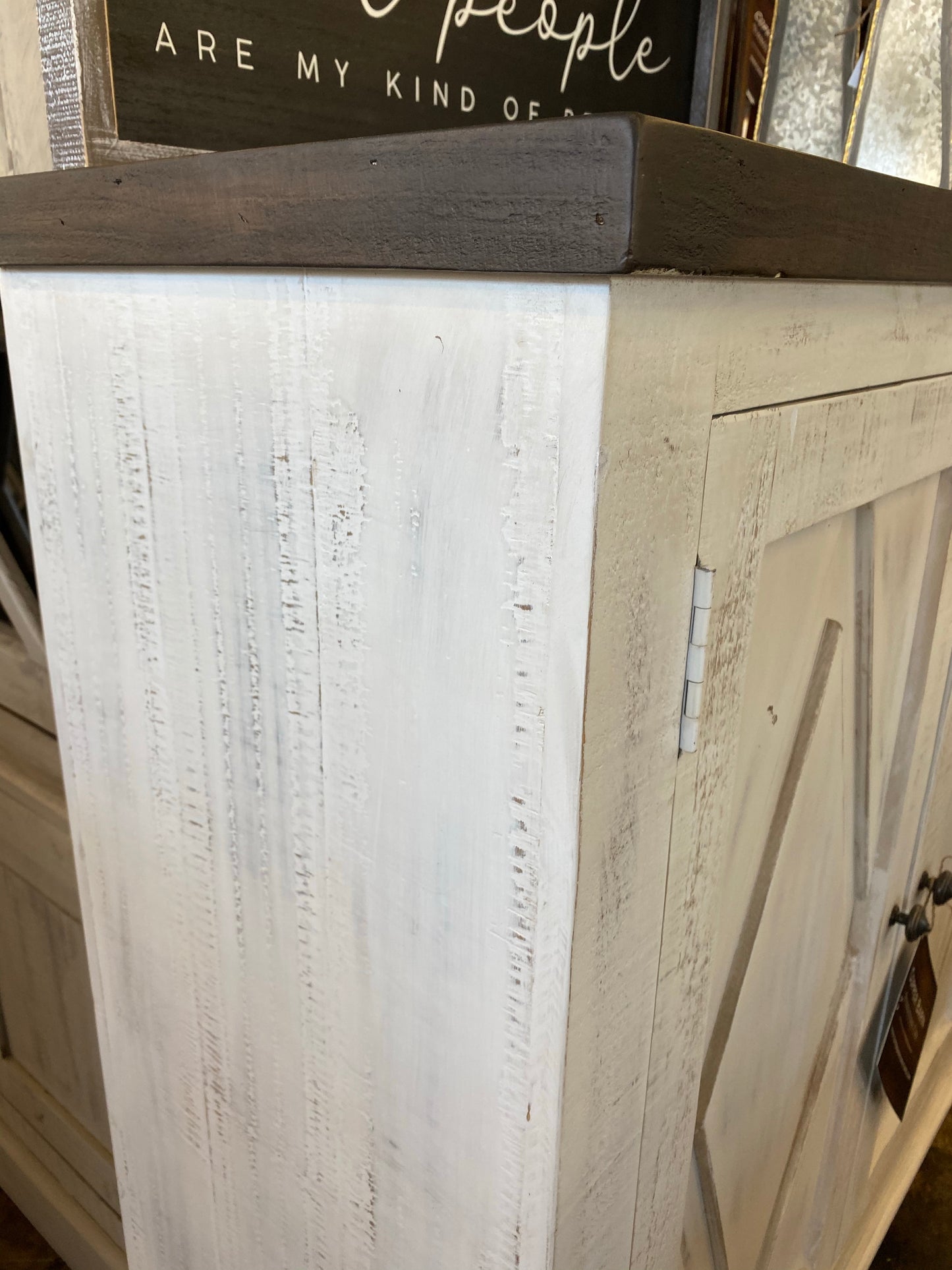 Maggie White Accent Cabinet