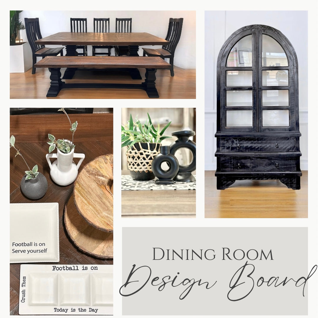 Moody Dining Room Design Board