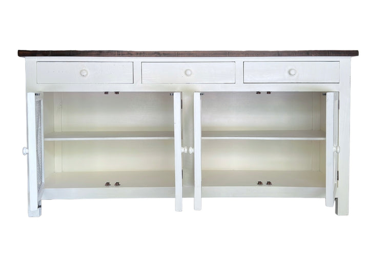 Harrington White Console Cabinet