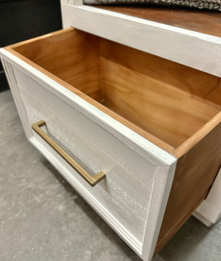 Wren White Small Hall Tree