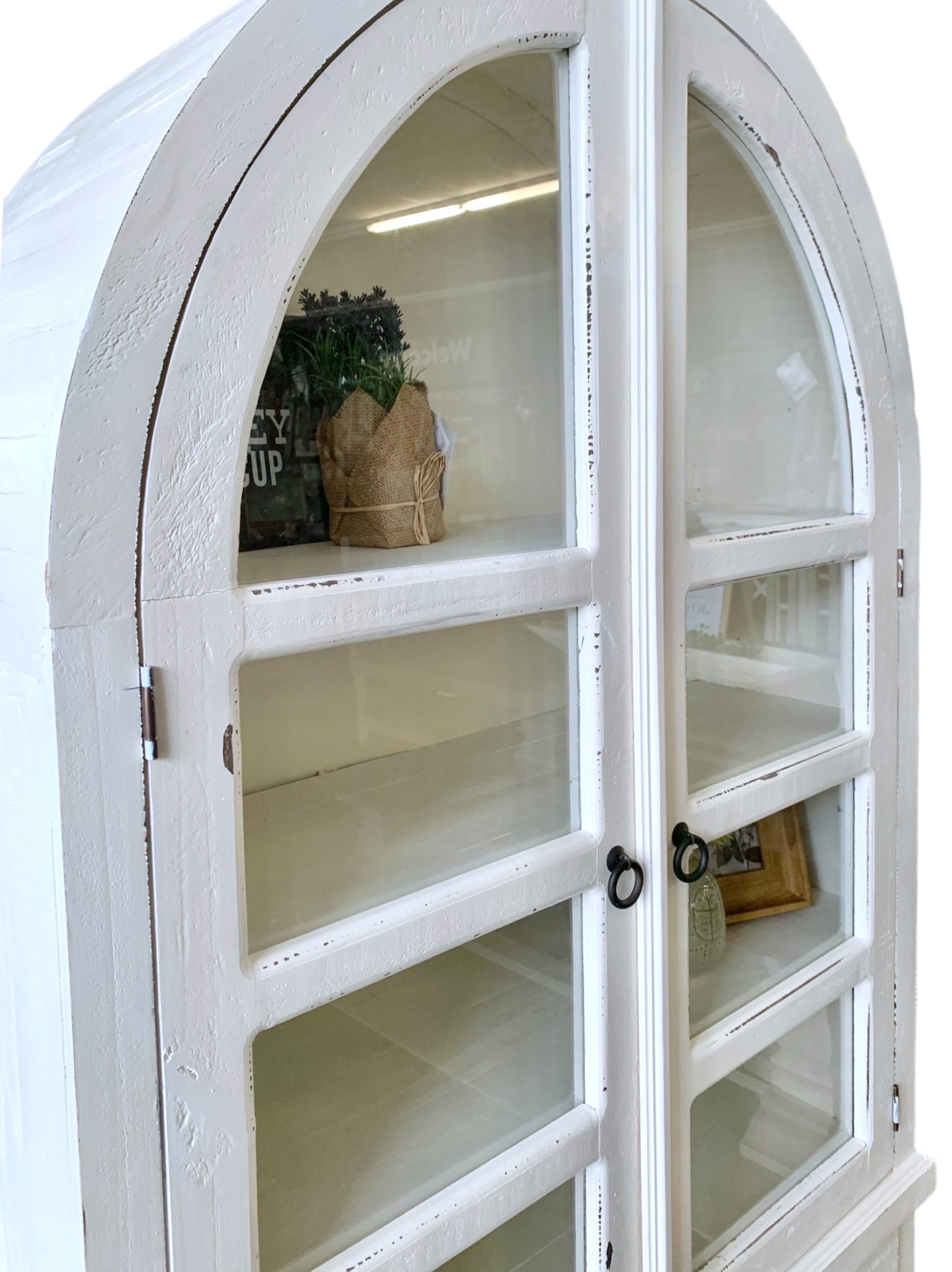 Kelly White Display Cabinet
