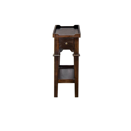 Francis Rectangular Dark Mango End Table