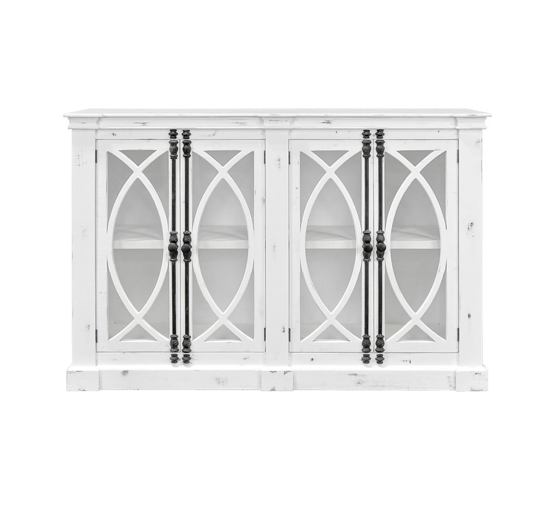 Cameo White Console Cabinet