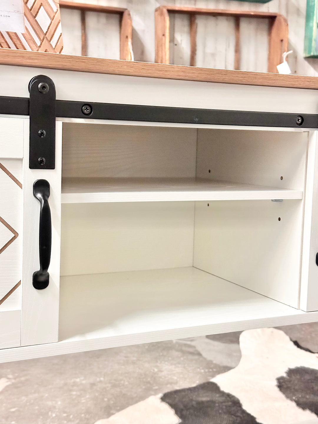 Carlos II White Console Table