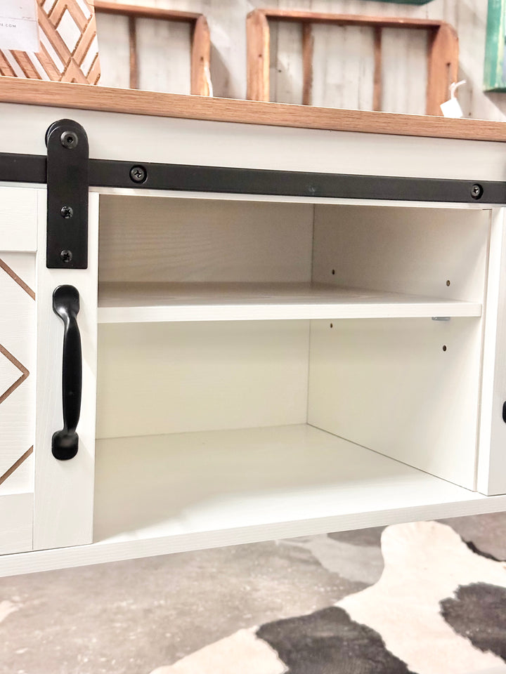 Carlos II White Console Table