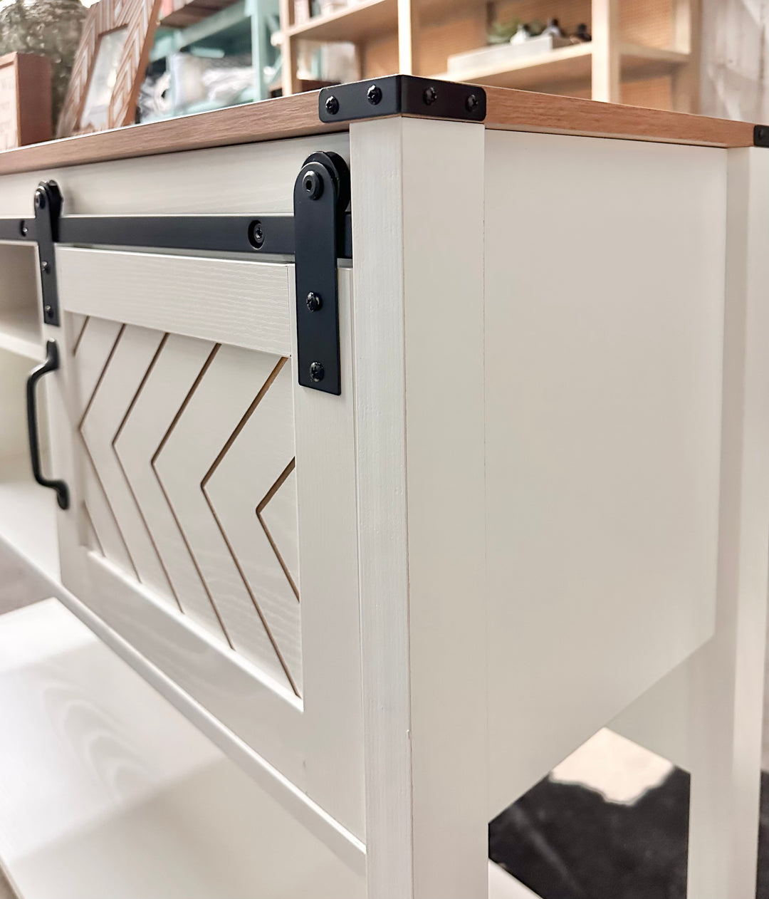 Carlos II White Console Table