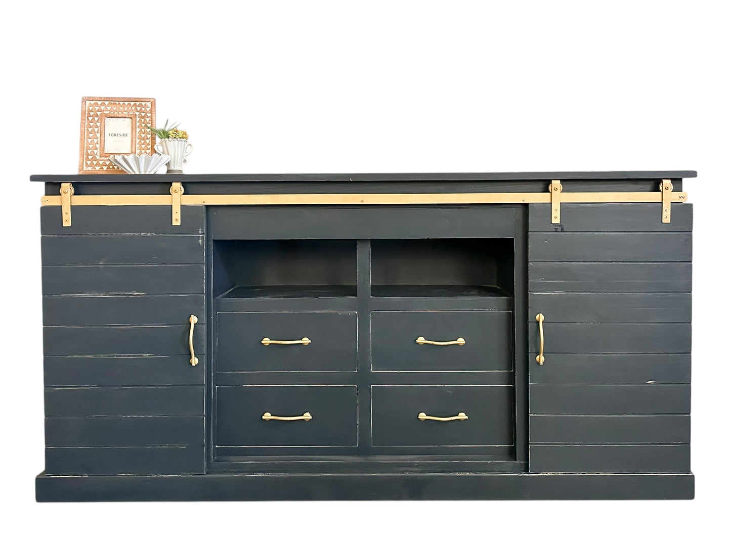 Griffin Navy Blue Large Cabinet