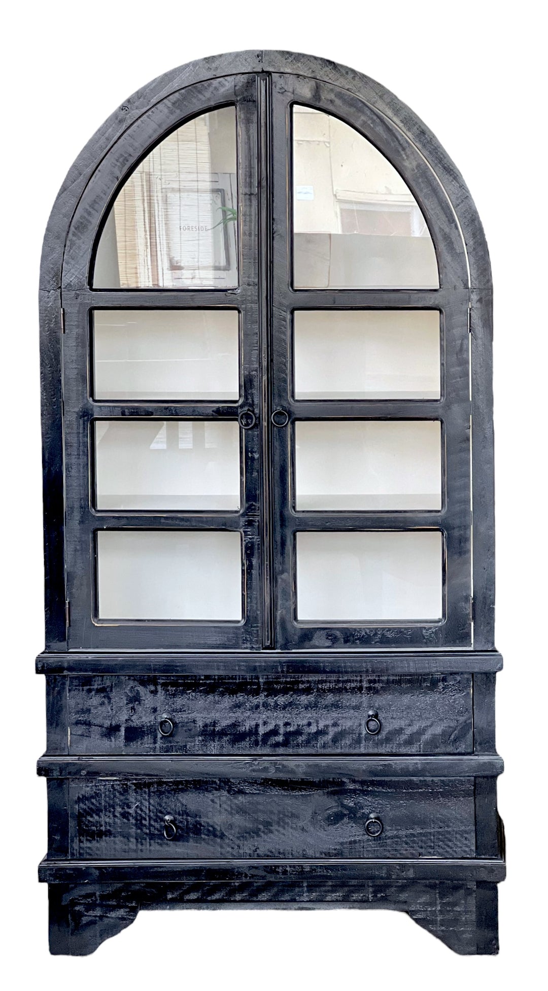 Kelly Black & White Display Cabinet