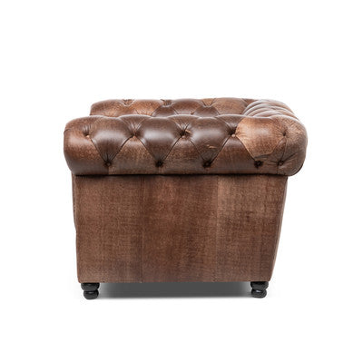 Tribeca Leather Chesterfield Chair
