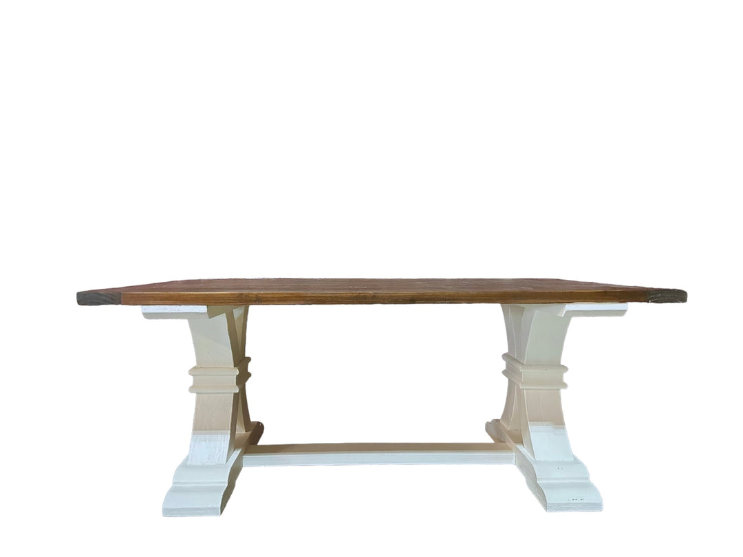 Elliott White & Tobacco Coffee Table