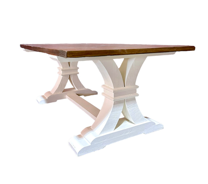 Elliott White & Tobacco Coffee Table