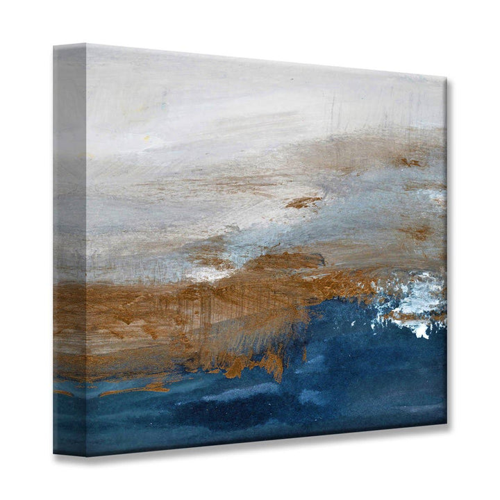 ‘Copperelle' Wrapped Canvas Abstract Wall Art