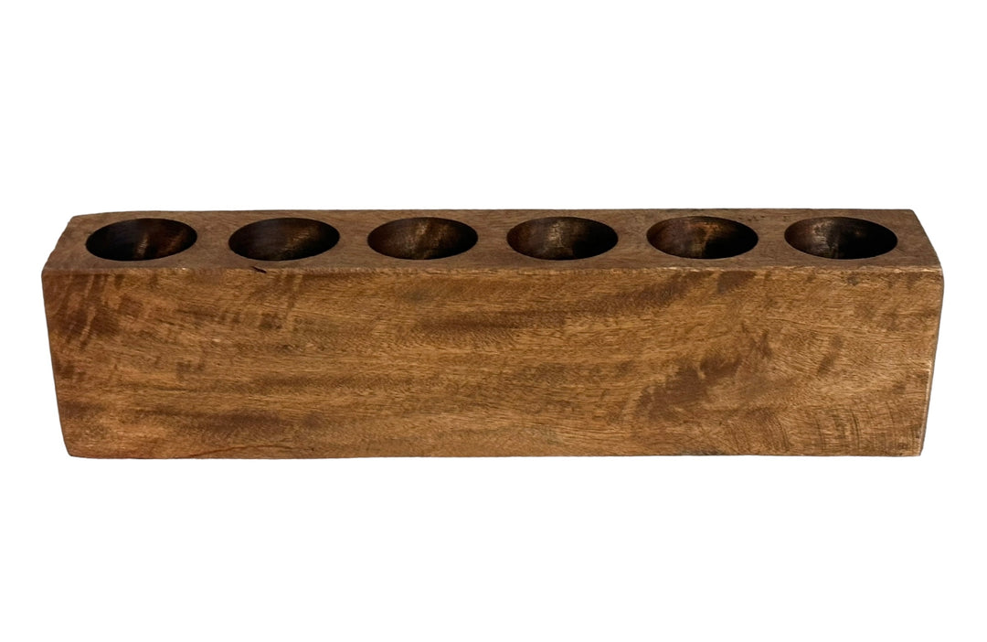 6 Hole Wood Sugar Mold