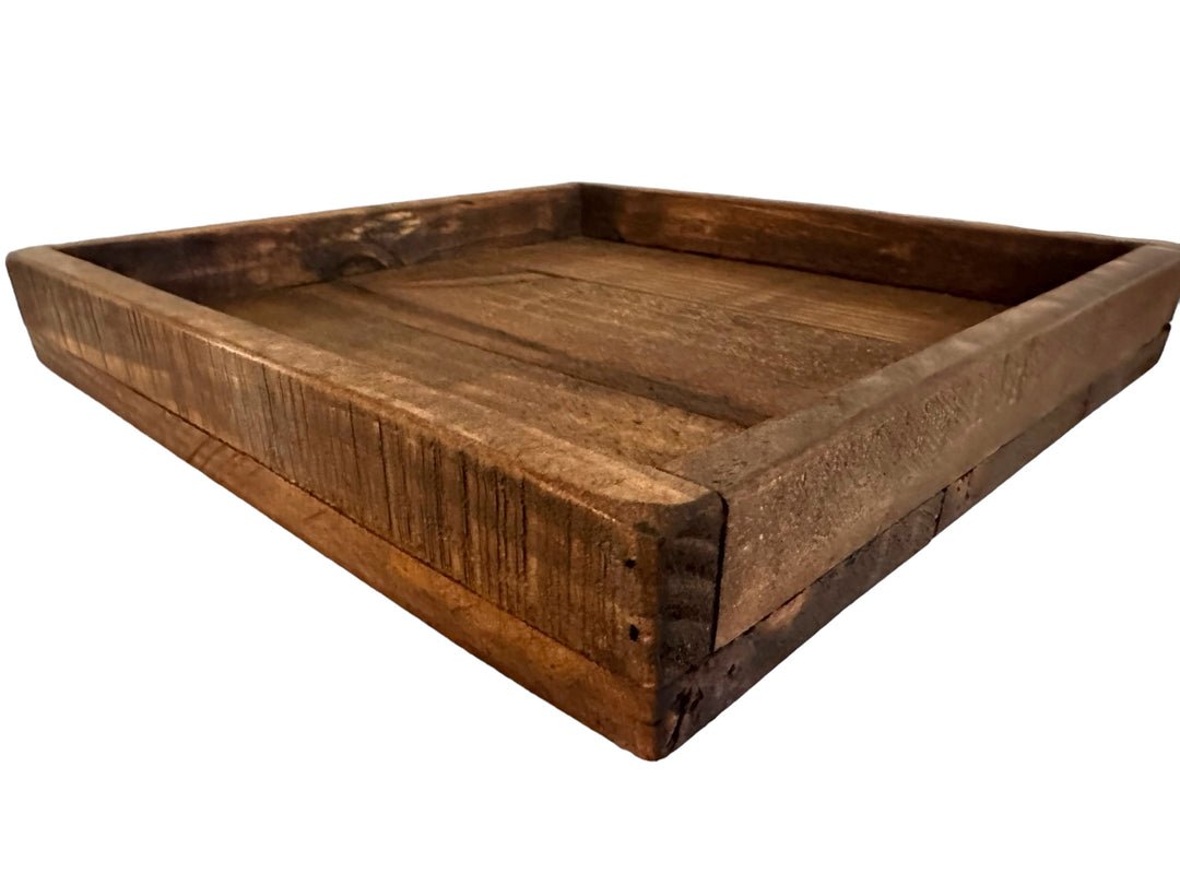 Square Wood Tray