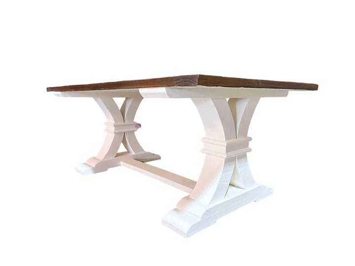 Elliott White & Tobacco Coffee Table