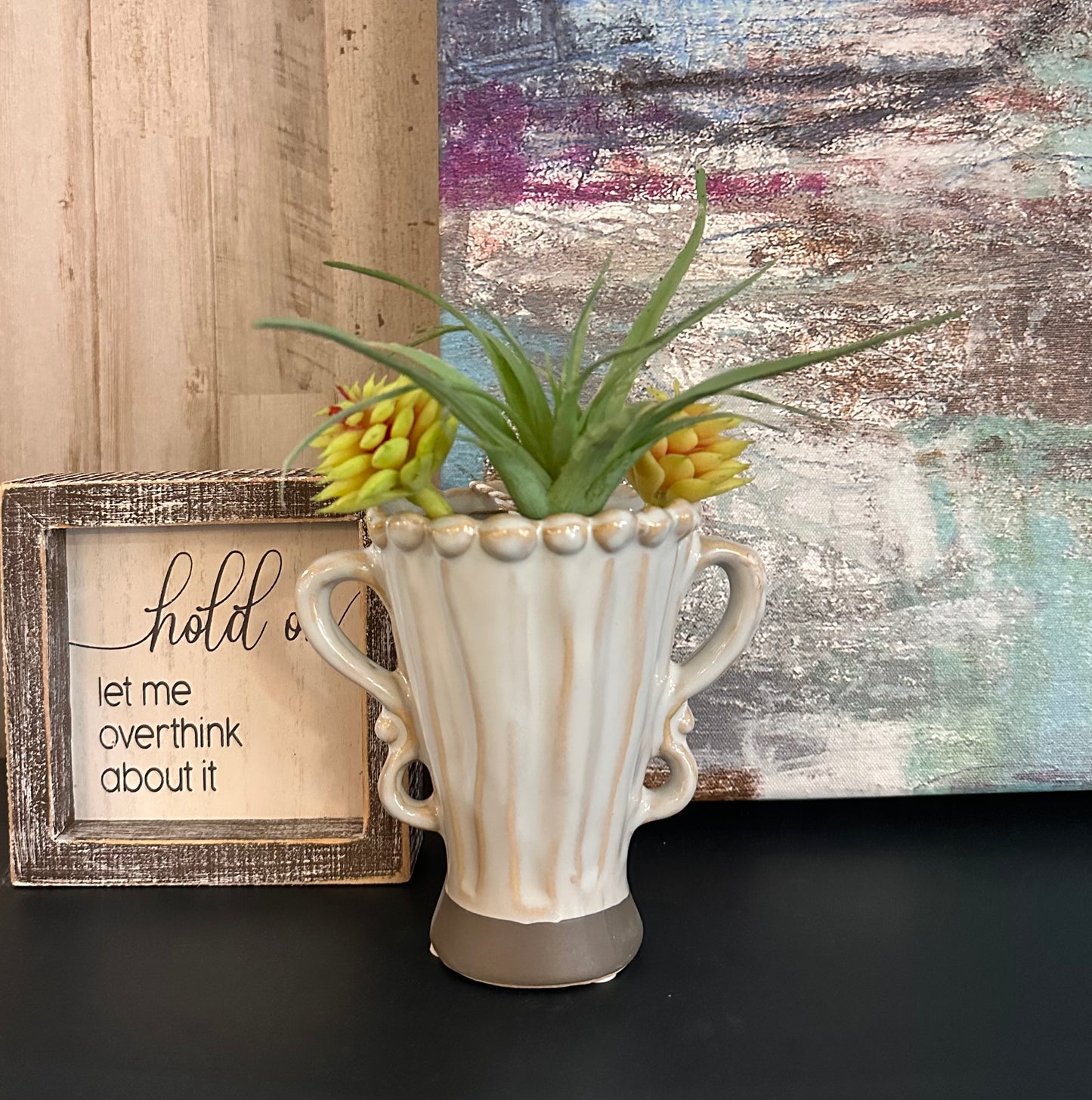 Sky Blue Jar Vase