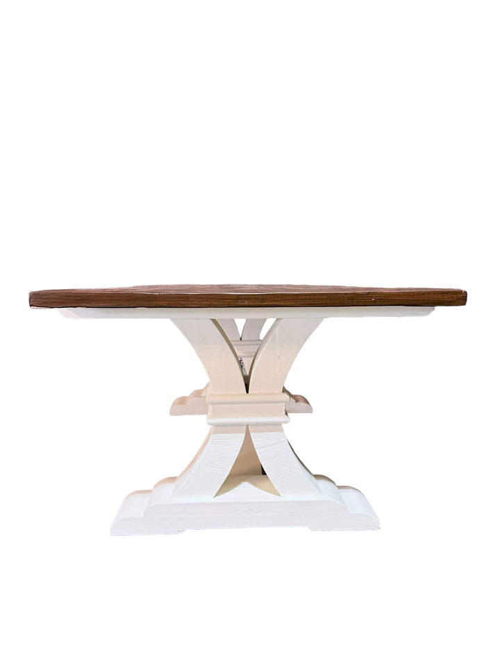 Elliott White & Tobacco Coffee Table