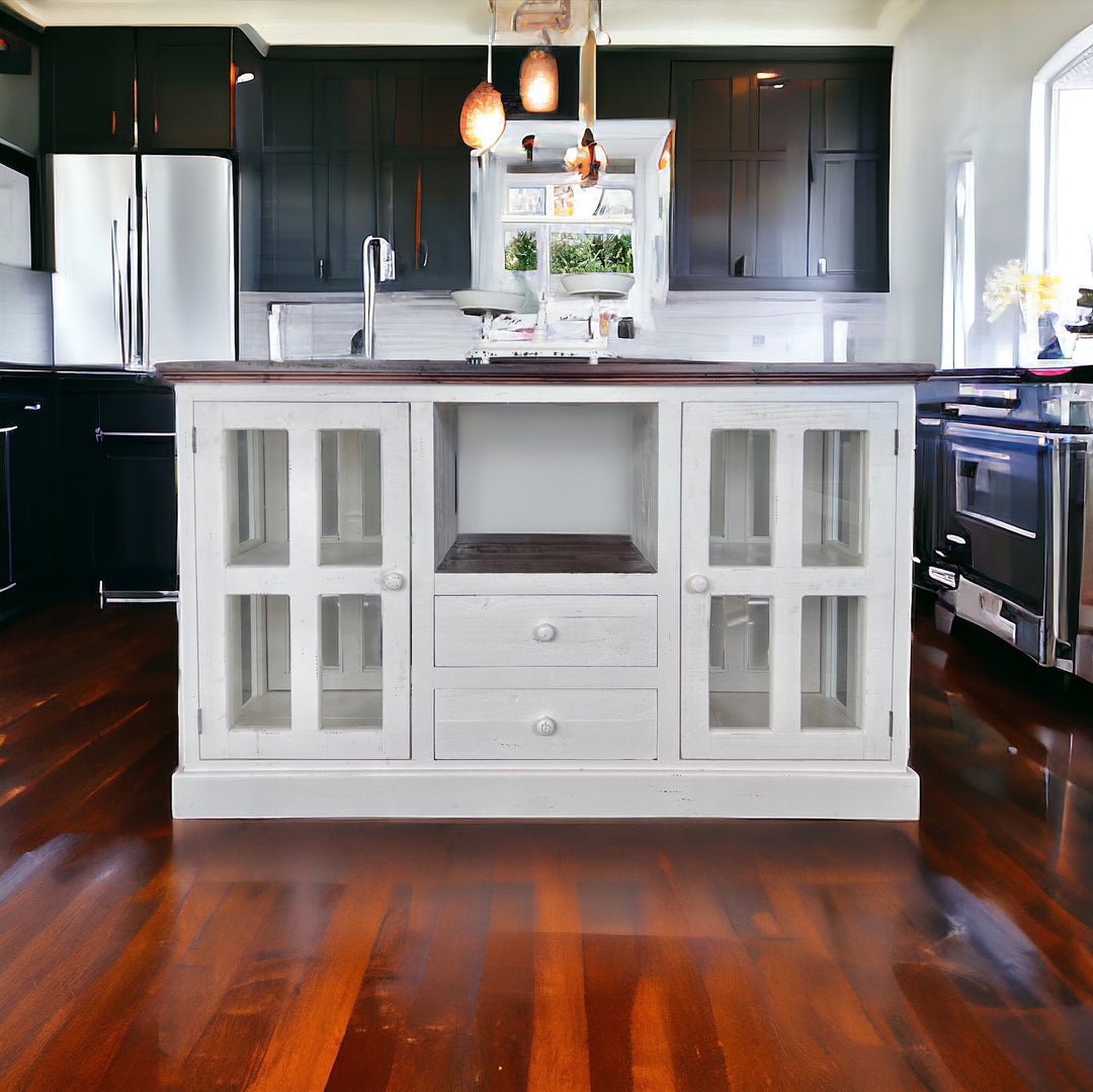 Tanner White Kitchen Island