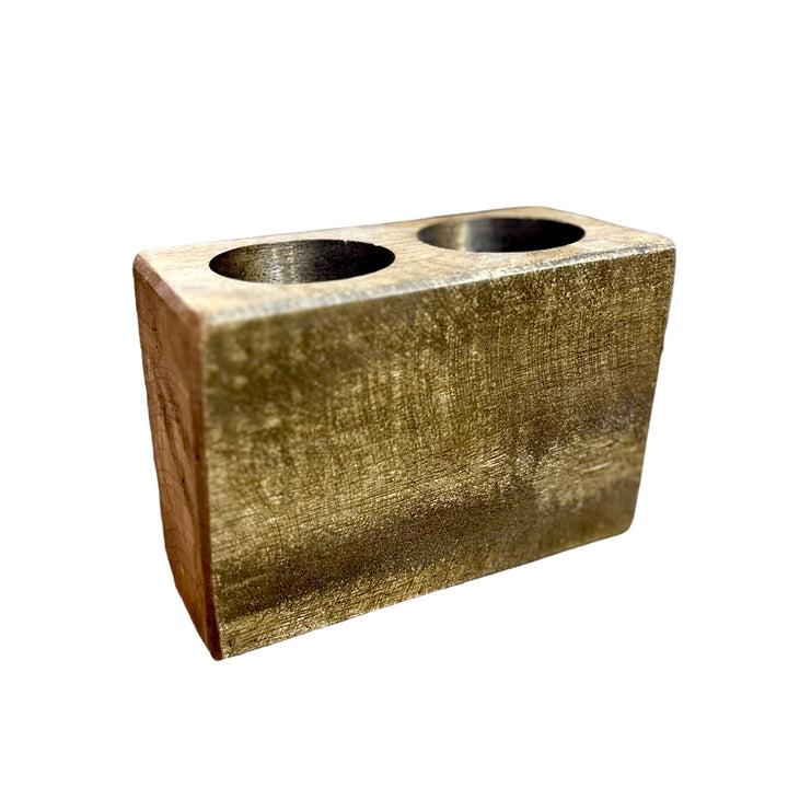 2 Hole Wood Sugar Mold