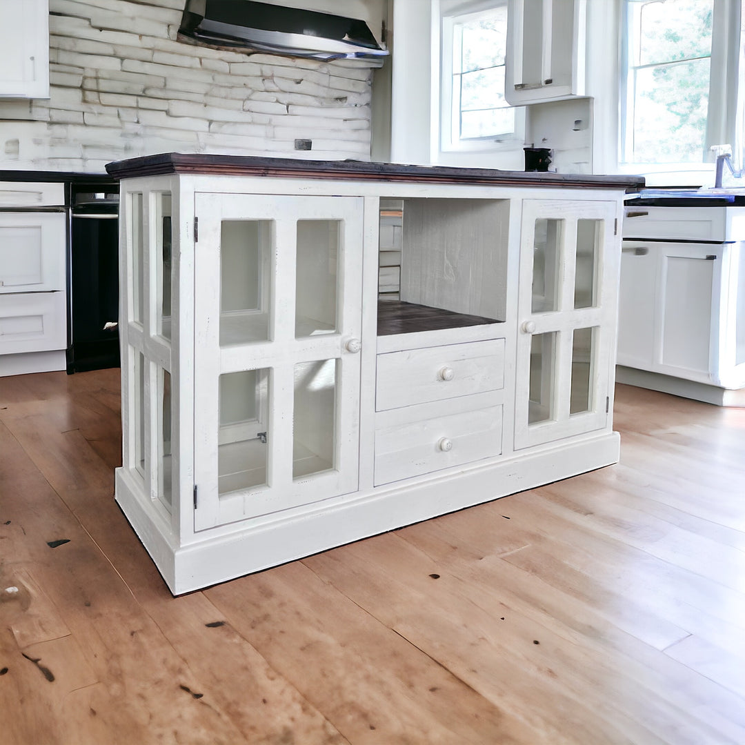 Tanner White Kitchen Island