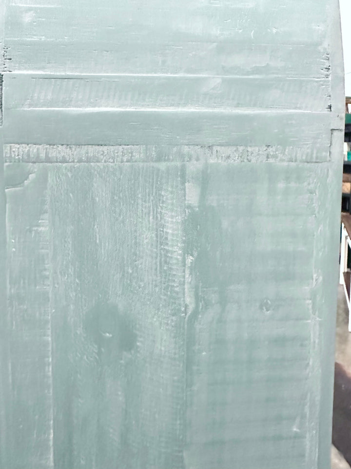 Kelly Ocean Blue Arch Display Cabinet