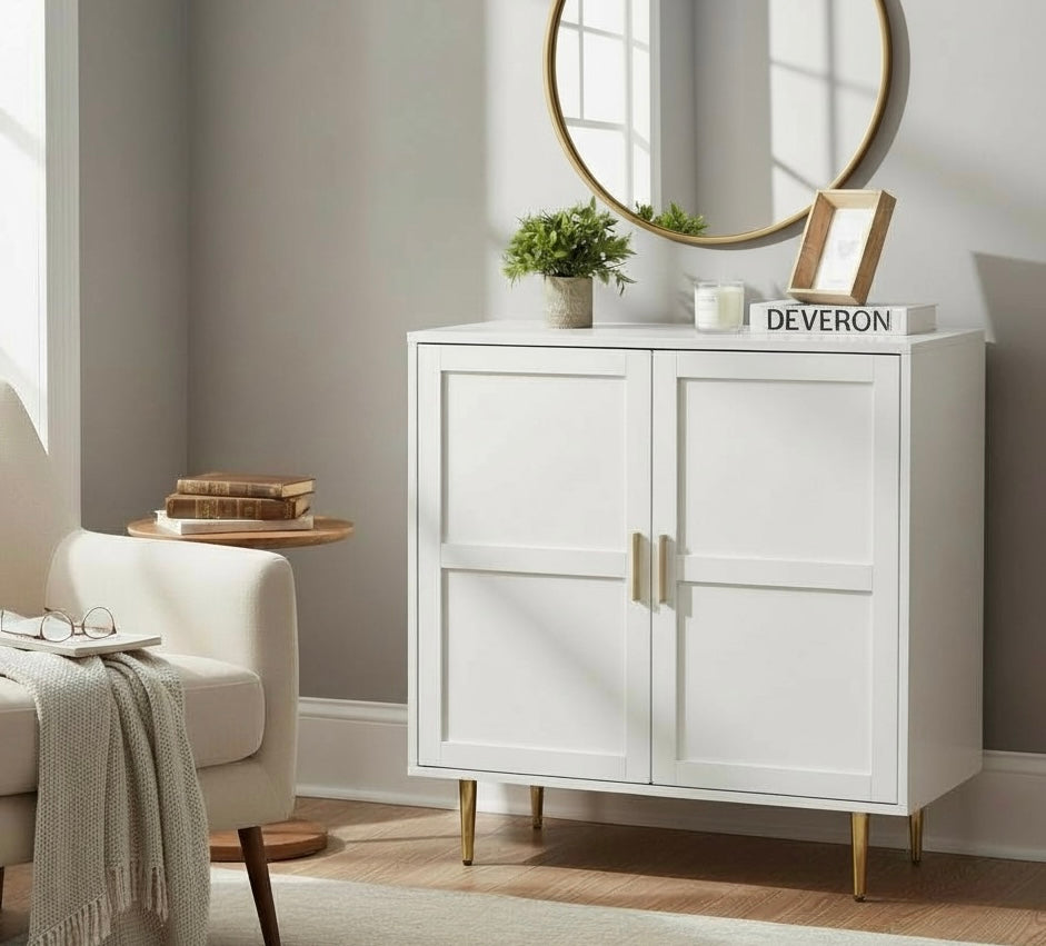 Whitley White Accent Cabinet