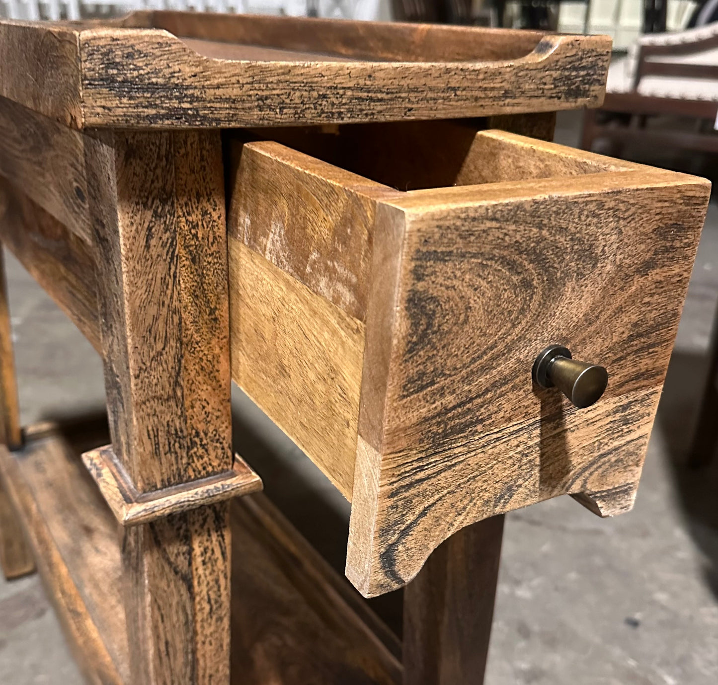 Francis Mango Rectangular End Table