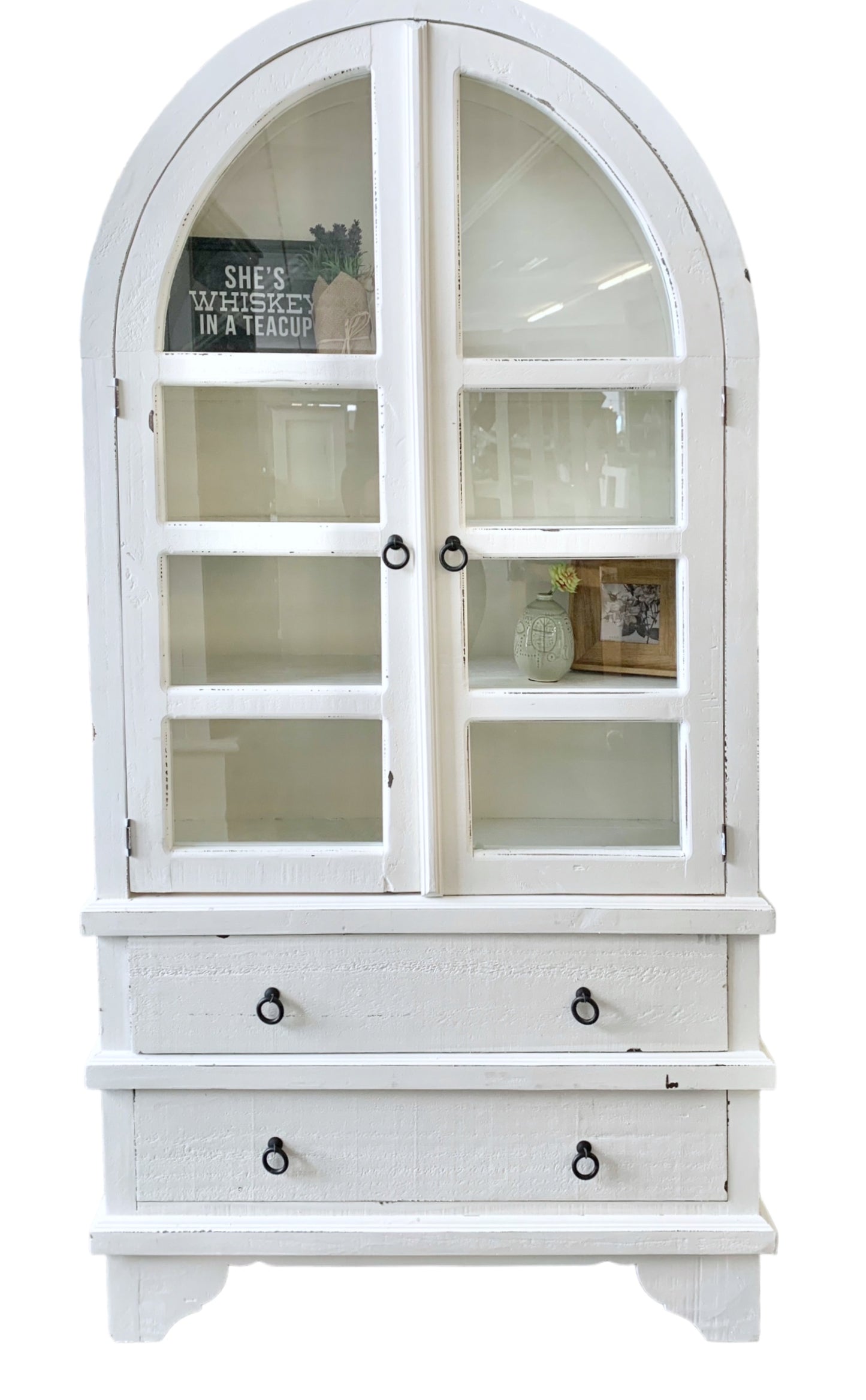 Kelly White Display Cabinet