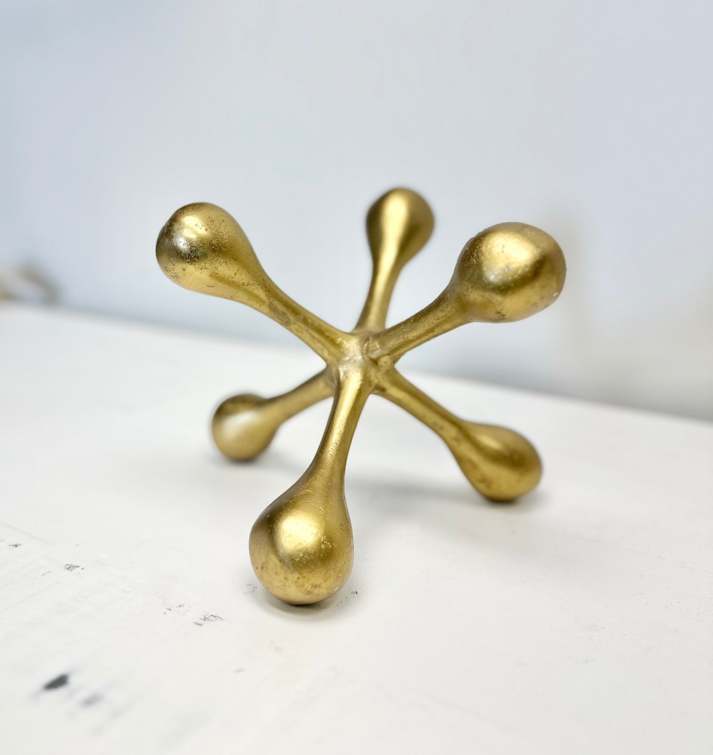 Gold Jack Shelf Sculpture