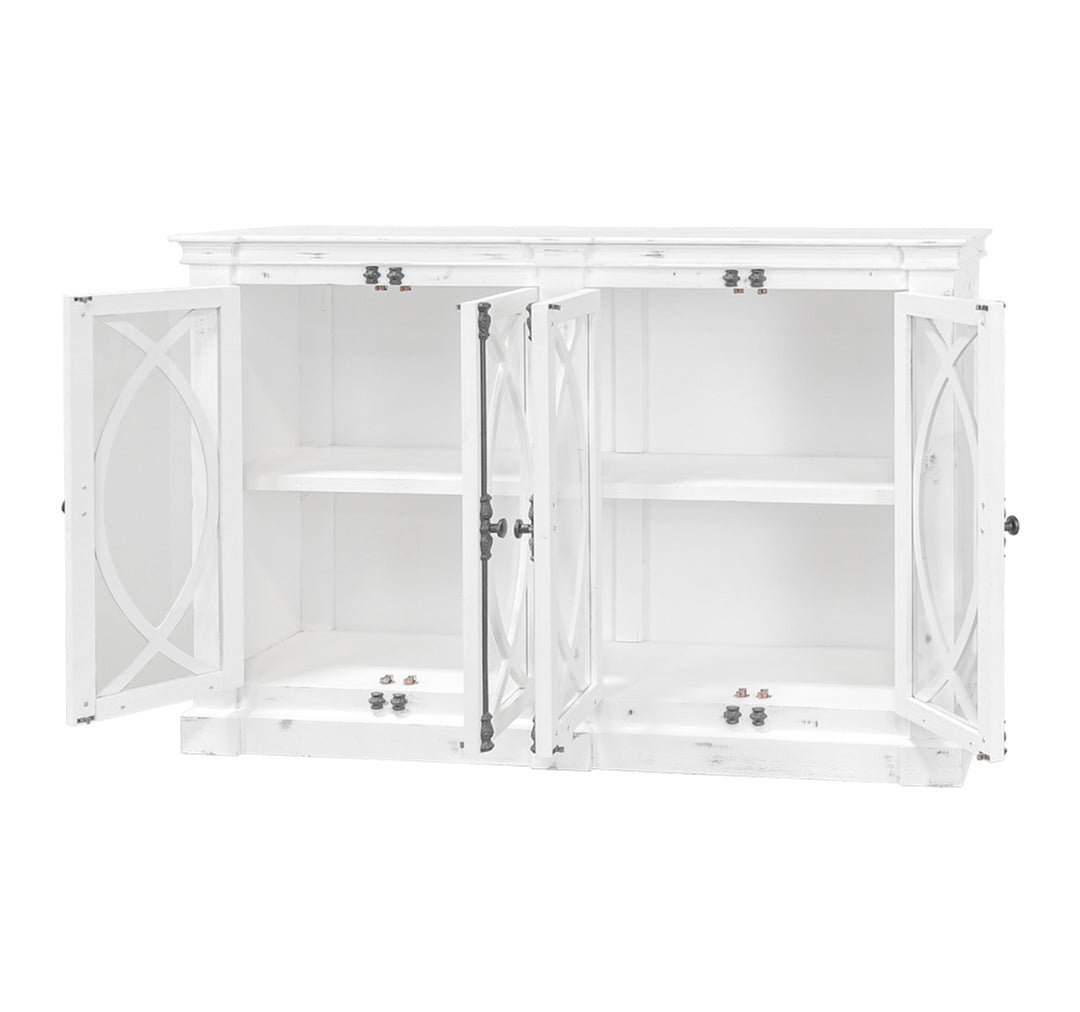 Cameo White Console Cabinet