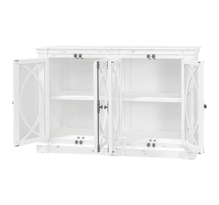 Cameo White Console Cabinet