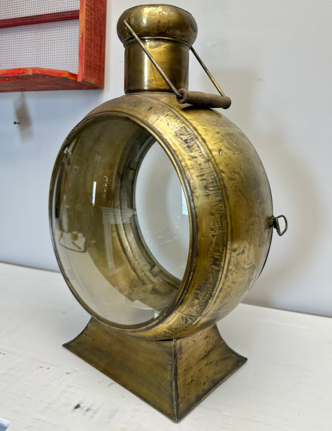 Gold Metal Large Lantern