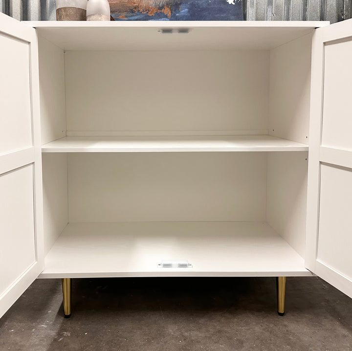 Piper White Accent Cabinet