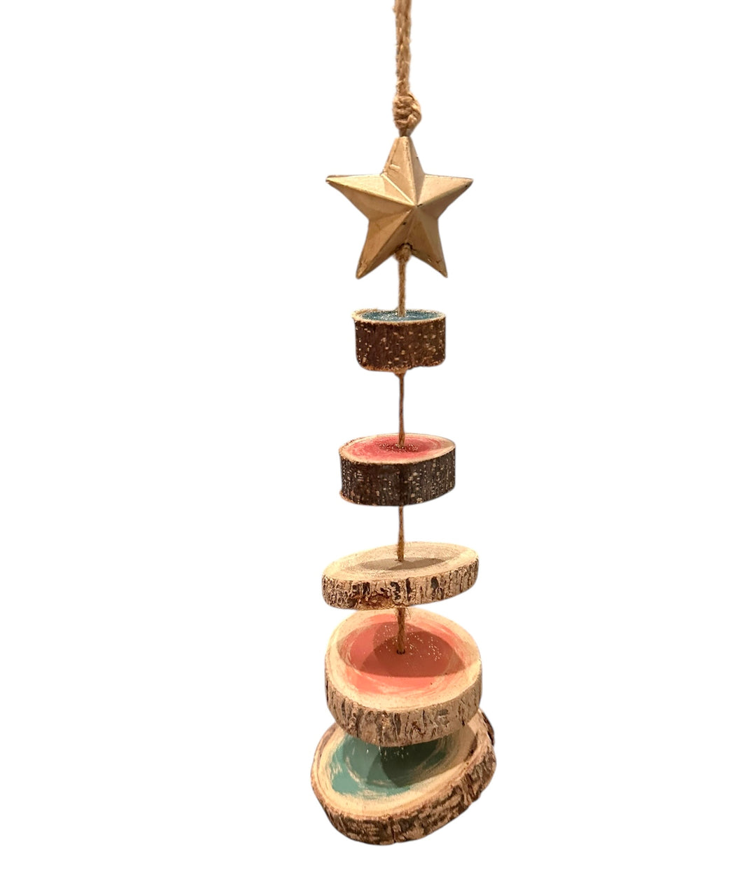 Wood Christmas Tree ornament