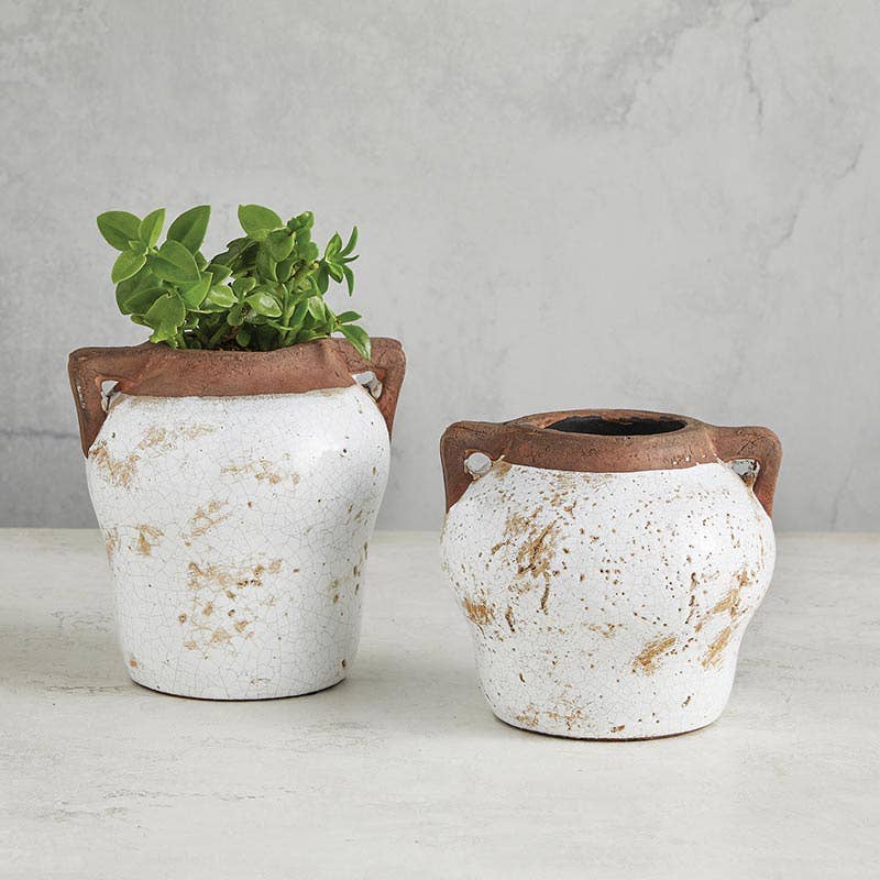 Ceramic Pot with Two Handles