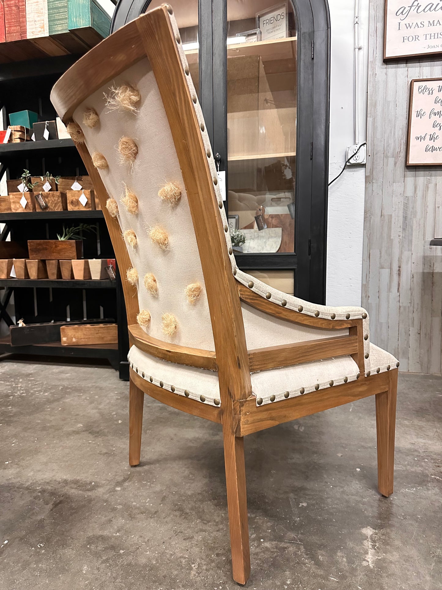 Rita Warm Honey Deconstructed Chair
