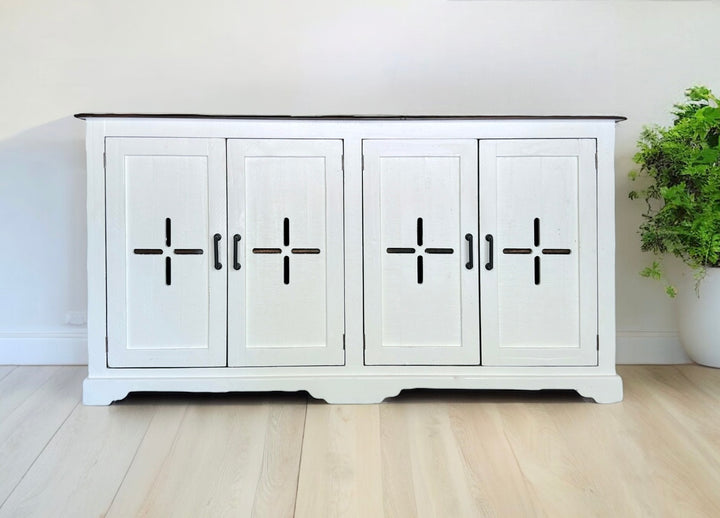 Alexi White Console Cabinet