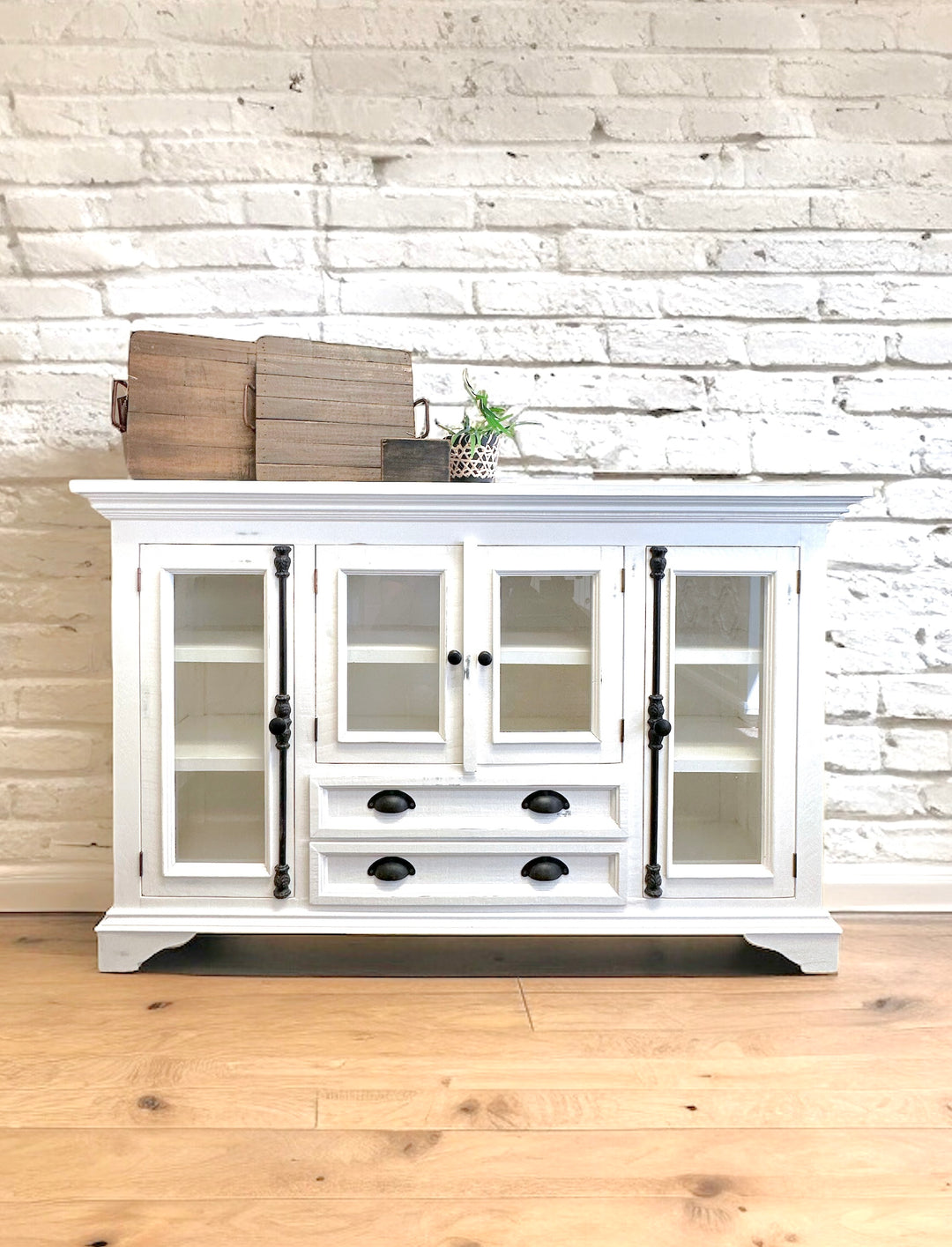 Sophie White Console Cabinet