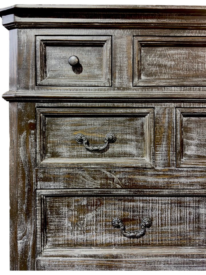 Courtney Weathered Wood X-Large Dresser