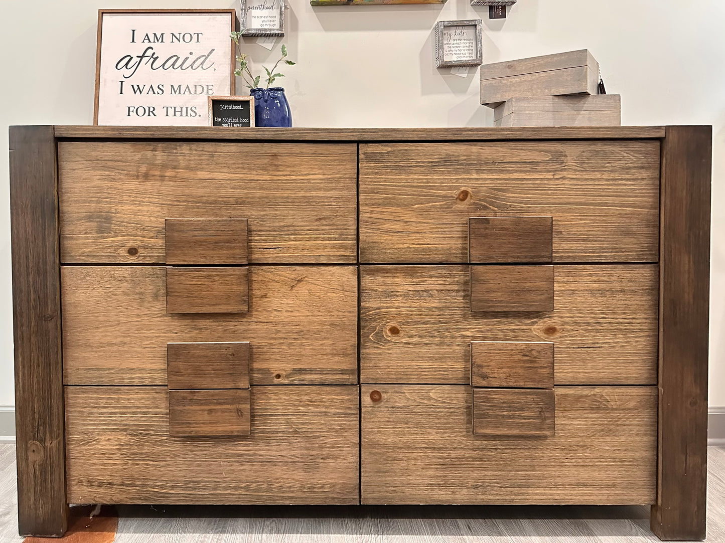 Fallon Rustic Brown Dresser