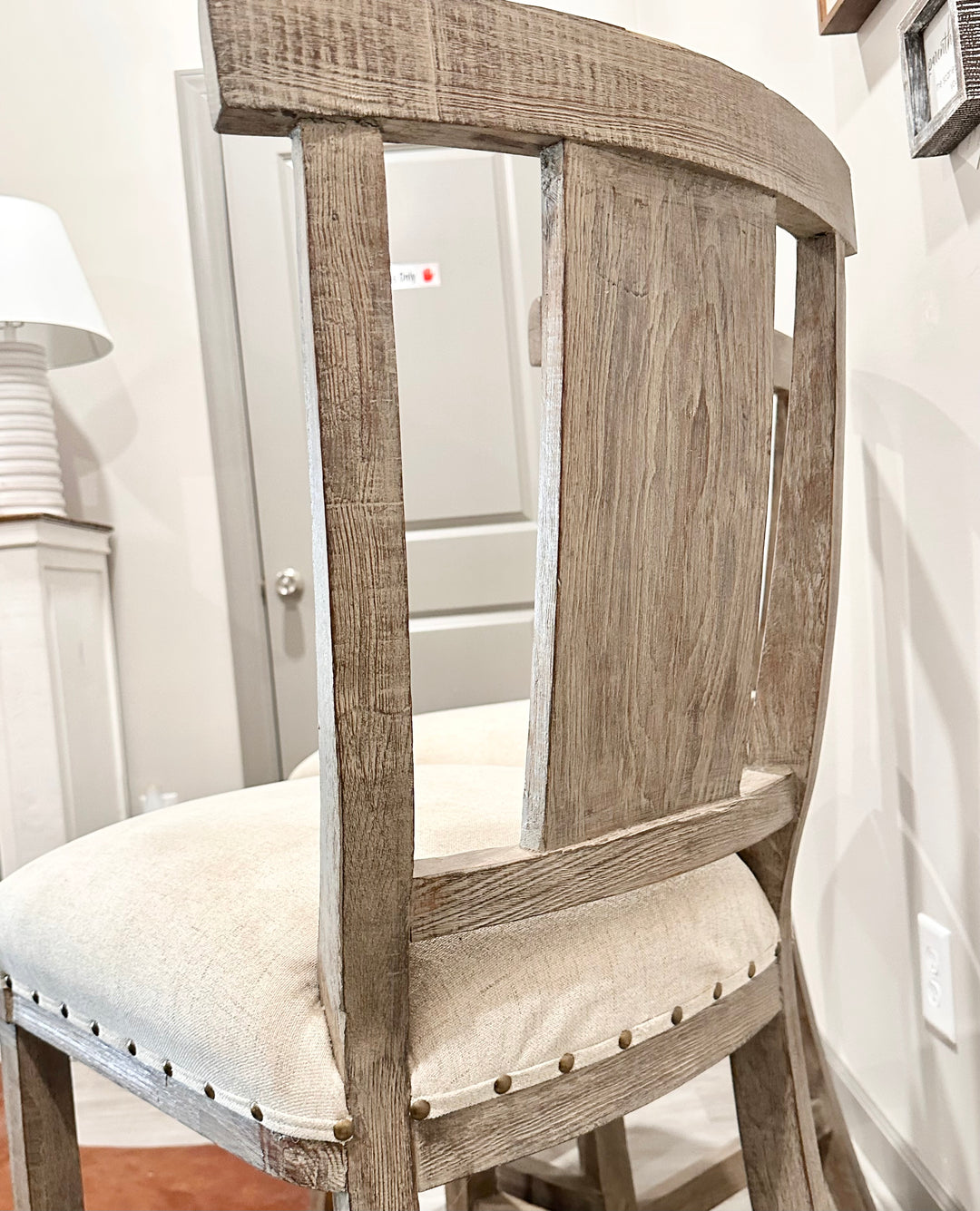 Rita Gray Washed Counter Height Stools (pair of 2)