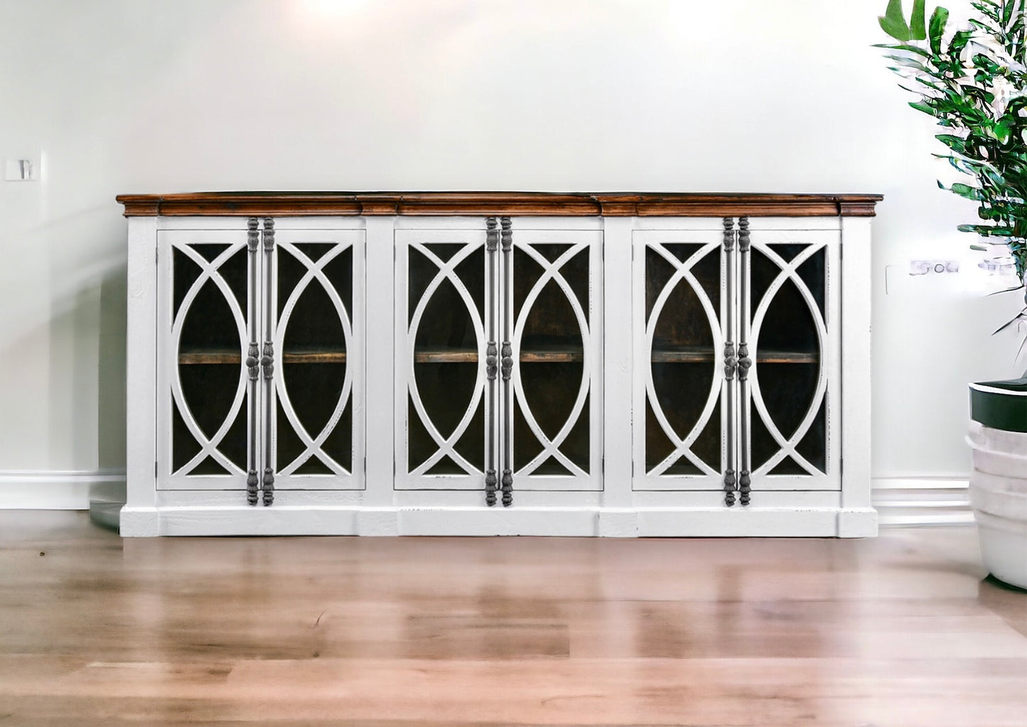 Cameo White & Tobacco Large Buffet
