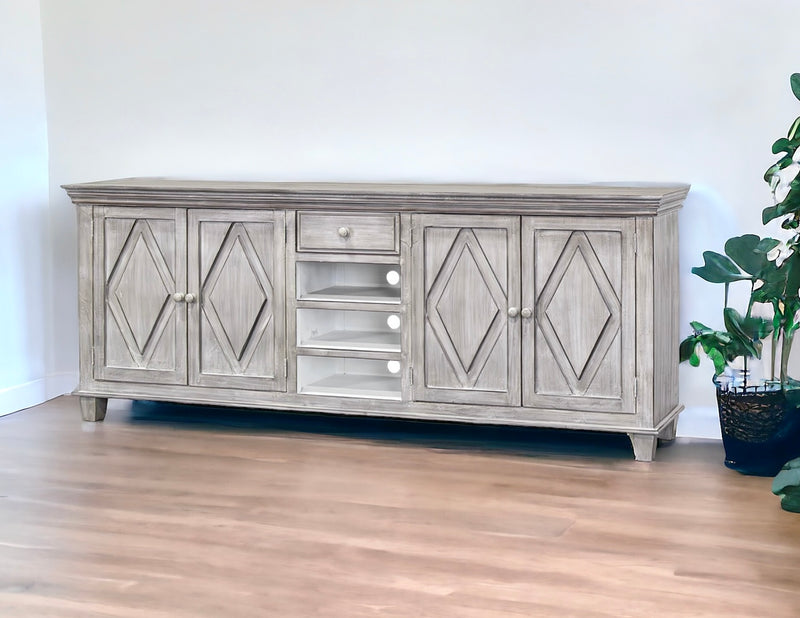 Maggie Gray Large TV Stand